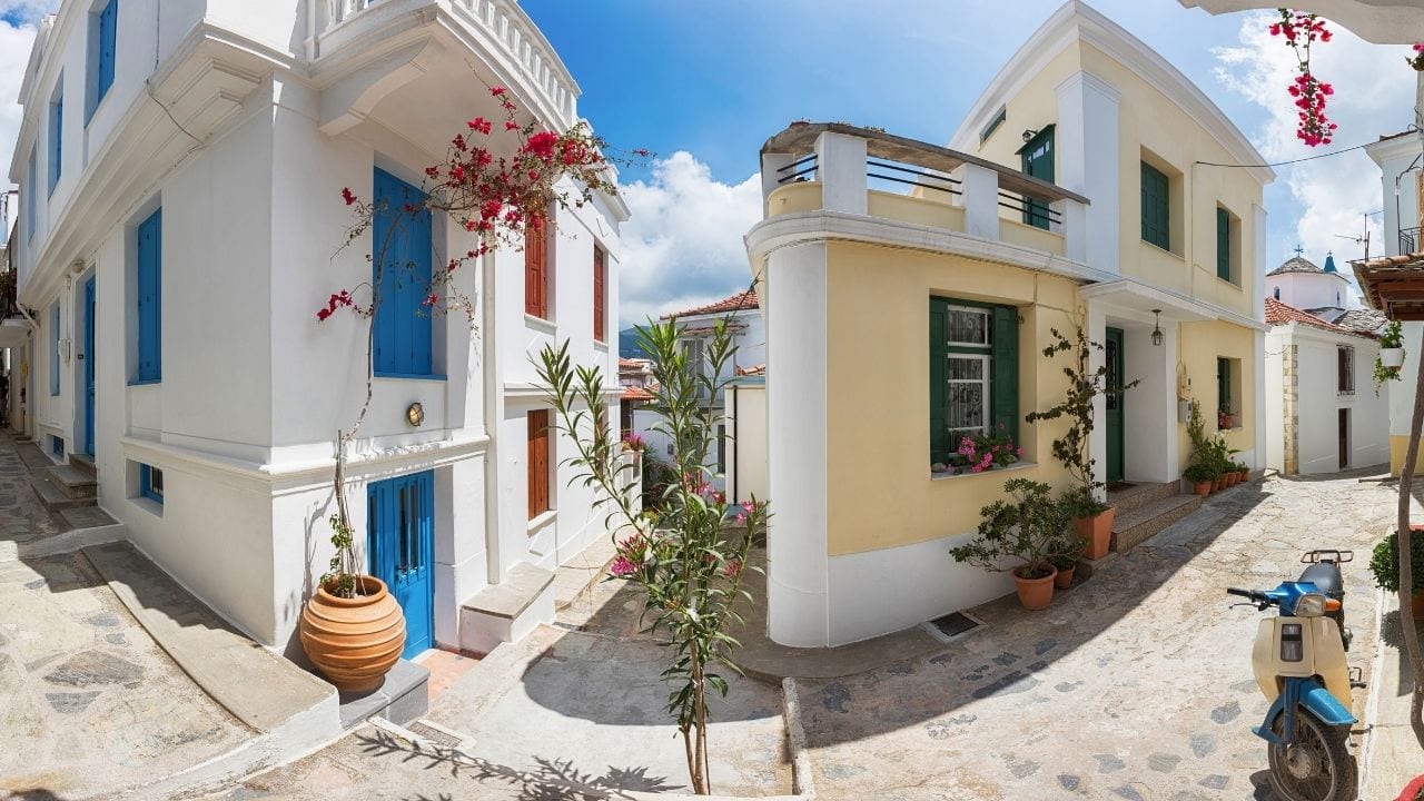 Skopelos island in Greece