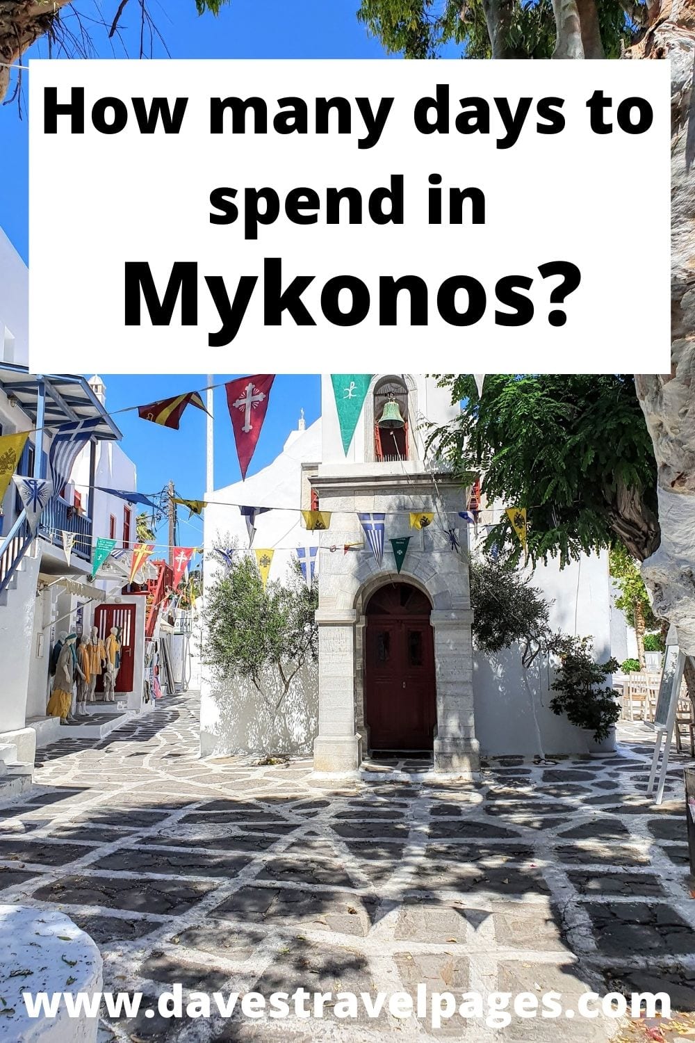3 days is about the best amount of time to spend in Mykonos