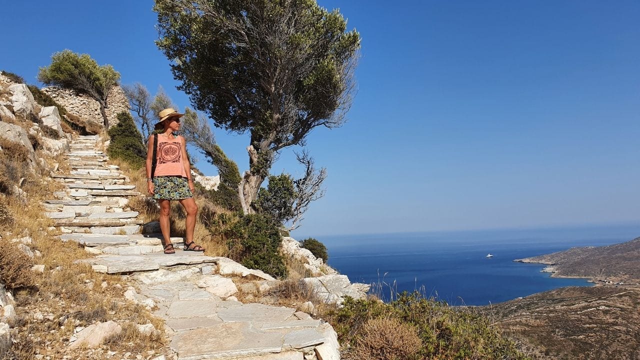 The autumn season is a good time to go hiking in Greece