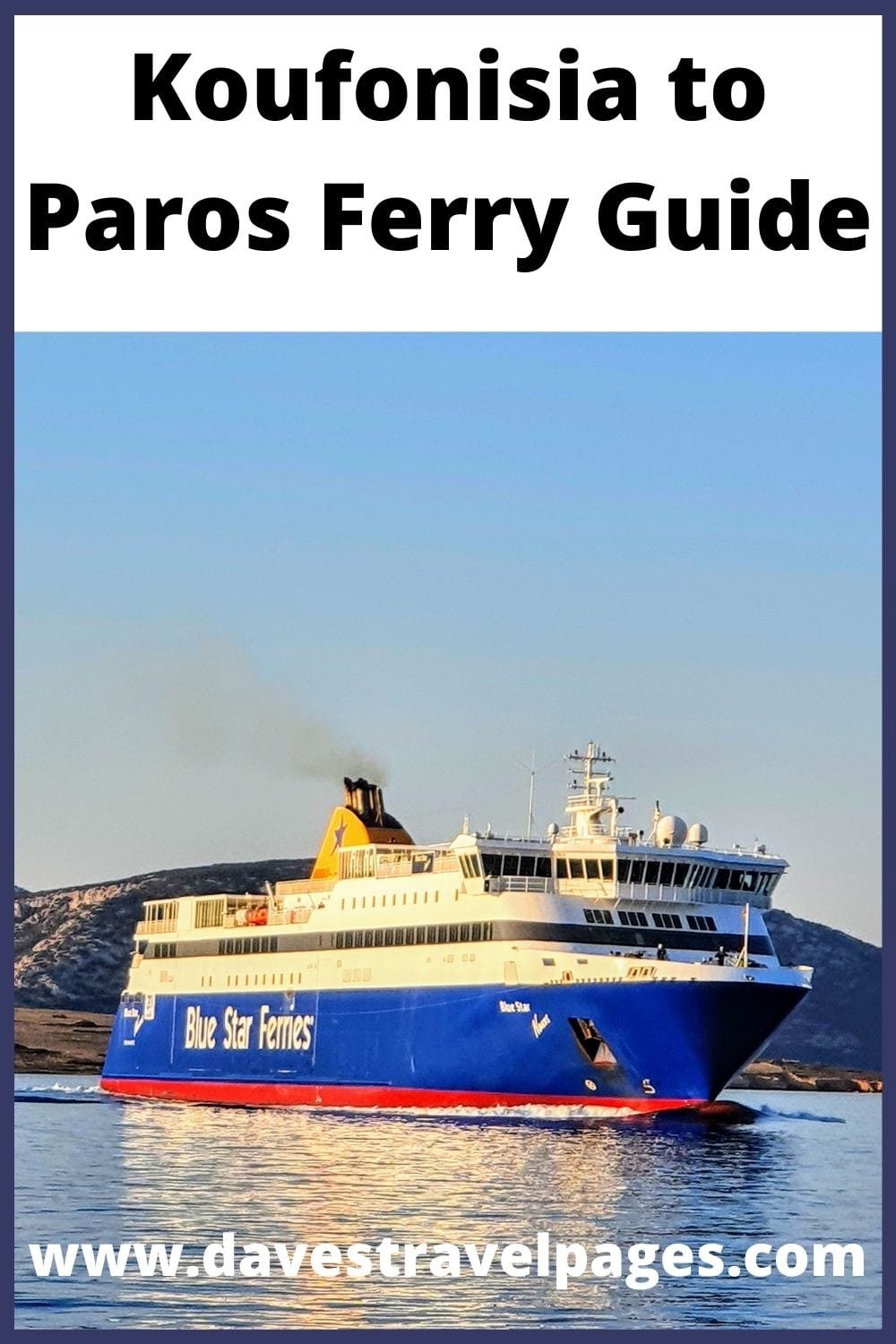Koufonisia to Paros ferry guide