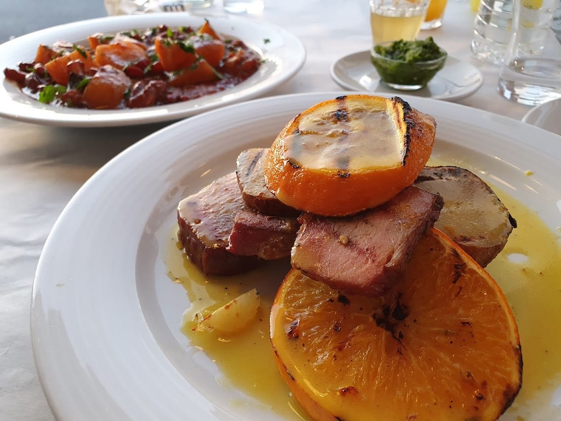 A delicious meal in Amorgos