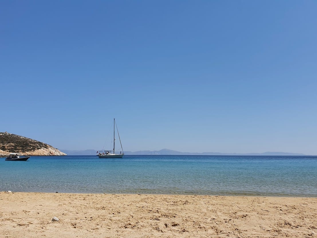 The view from Kedros beach in Donoussa