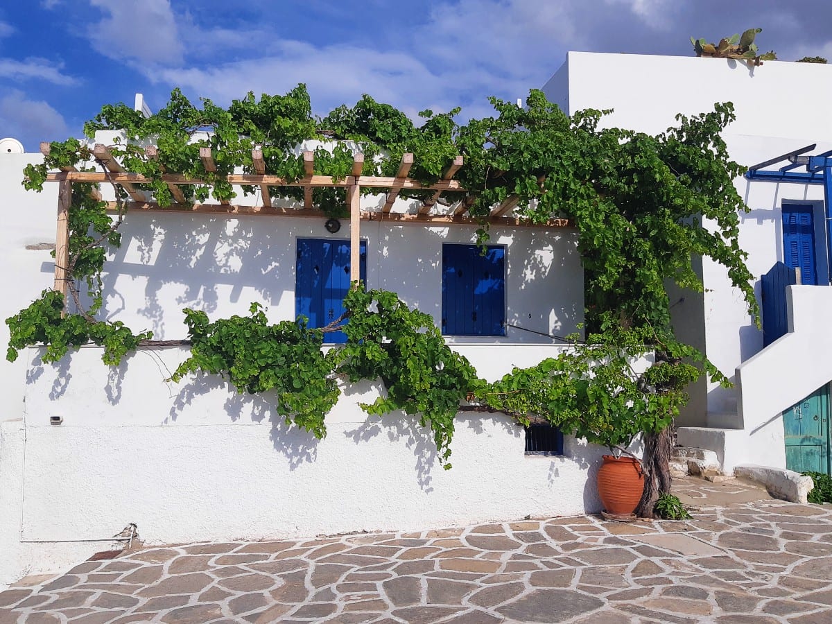 Cycladic architecture in Parikia Paros