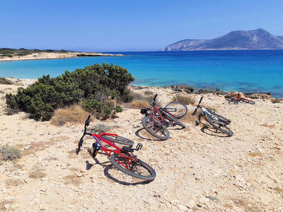 Cycling around Ano Koufonisi