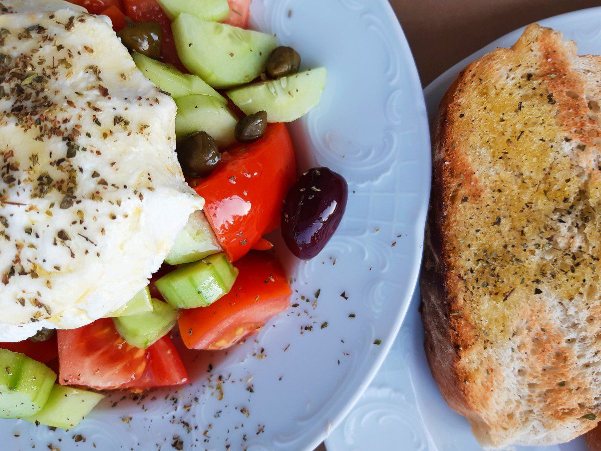 Greek food in Koufonisia