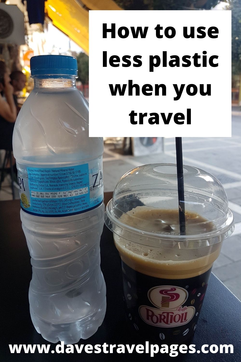 Tips on how to use less plastic when you travel