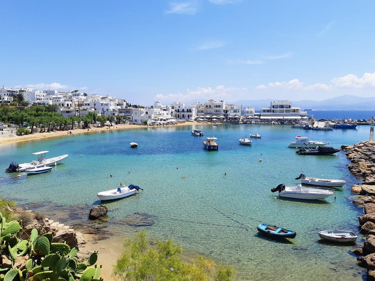 Piso Livadi beach in Paros