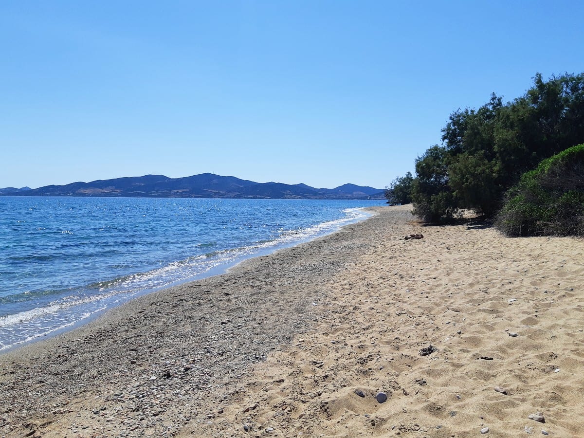 Voutakos Beach in Paros island, Greece