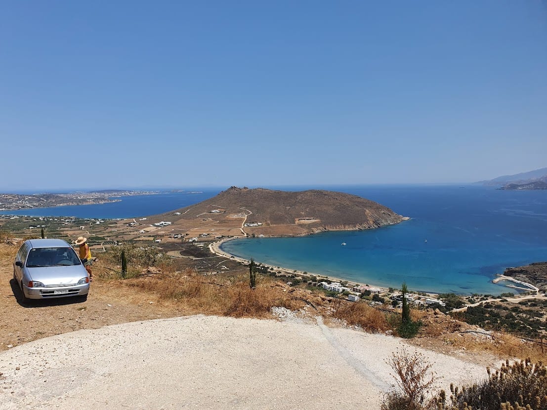 Driving around Paros