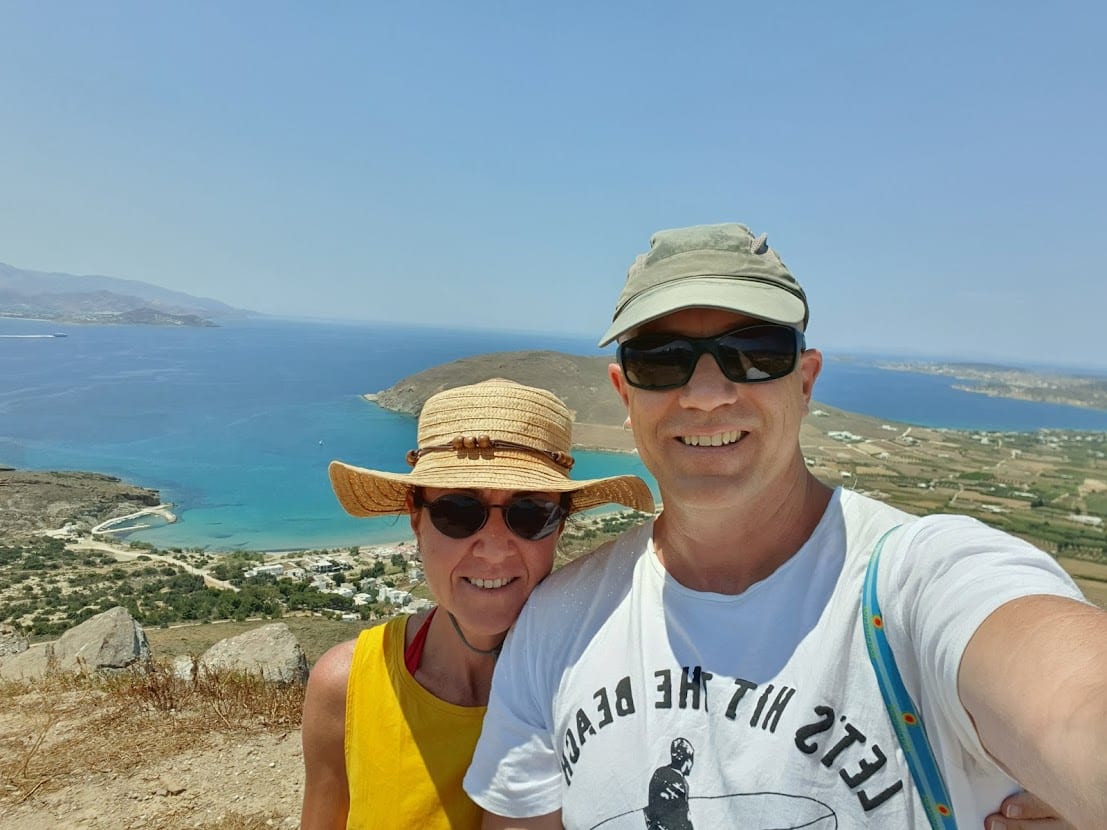 views from St Antonios Monastery in Paros