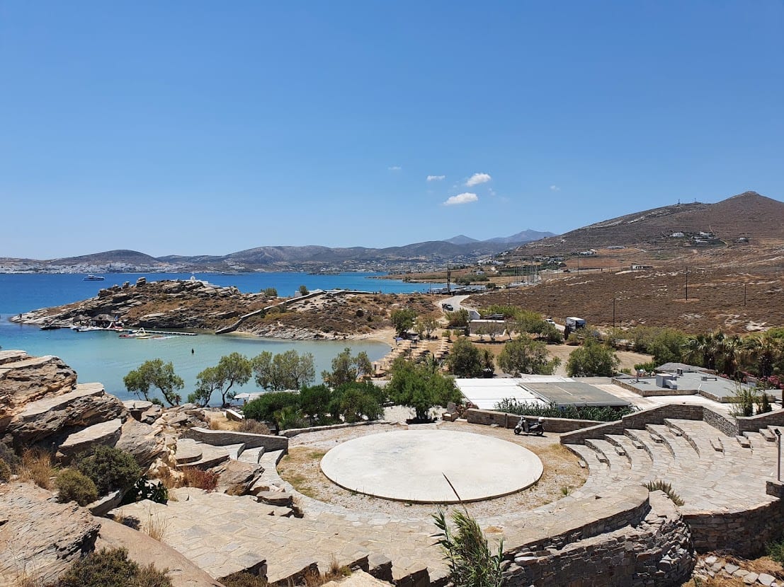 View over Monastiri in Paros