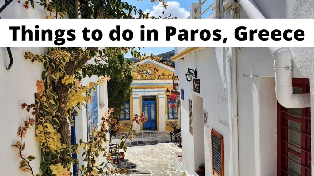 What to do in Paros travel guide