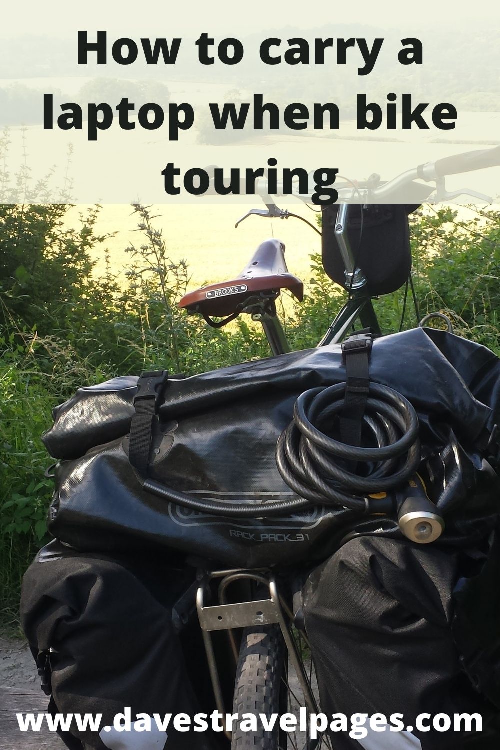 How to safely carry a laptop when bicycle touring