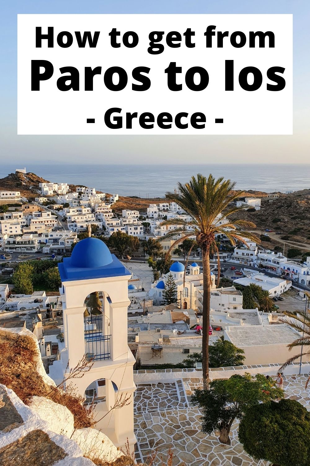 How to get from Paros to Ios island in Greece by ferry