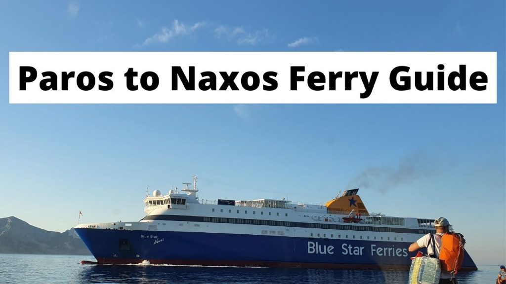 How to travel from Paros to Naxos by ferry