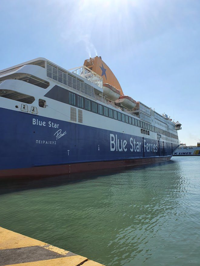 Blue Star Patmos vessel