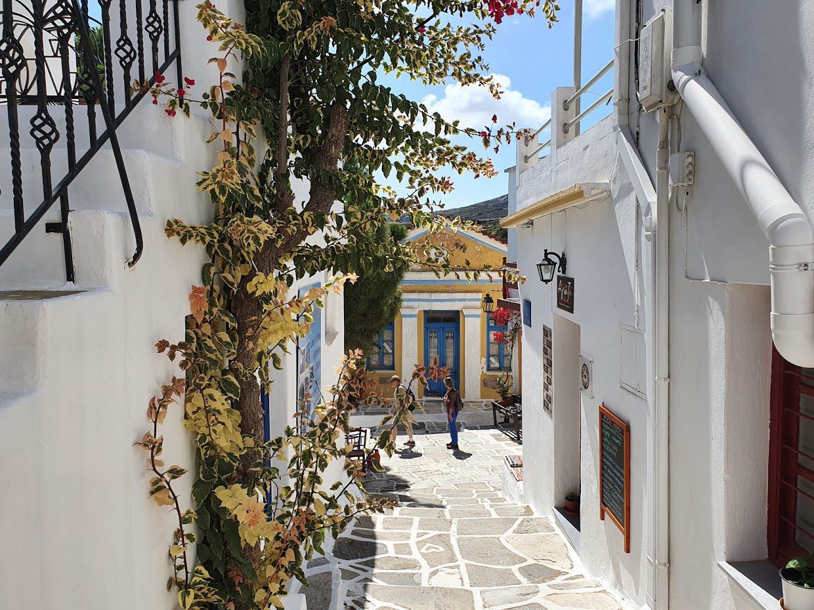 Lefkes village in Paros island Greece