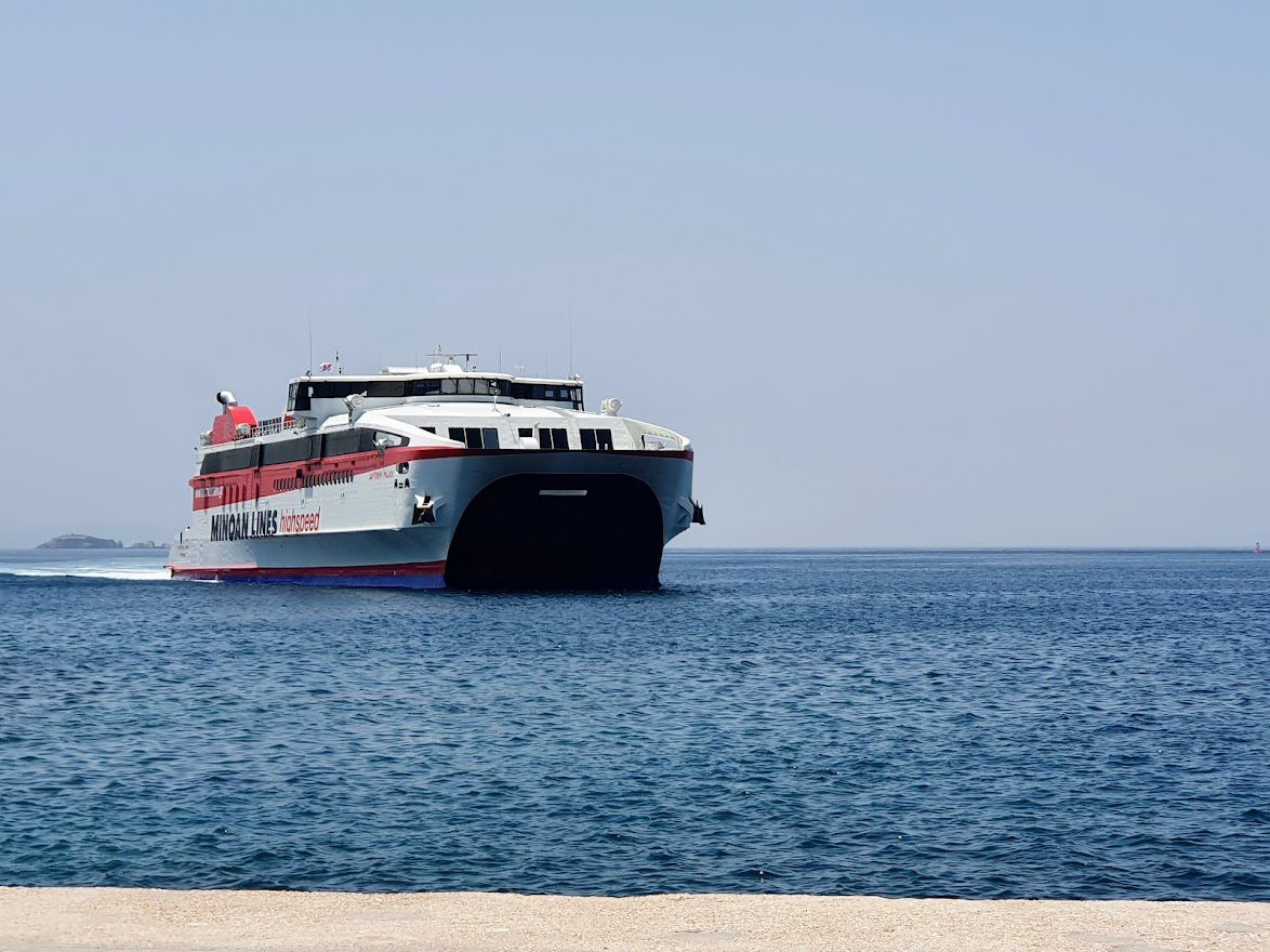 The Minoan Lines Vessel Santorini Palace
