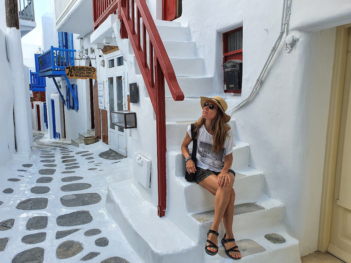 Walking around Mykonos Old Town