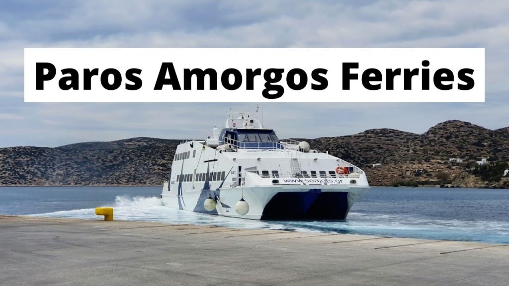Paros Amorgos SeaJets Ferry