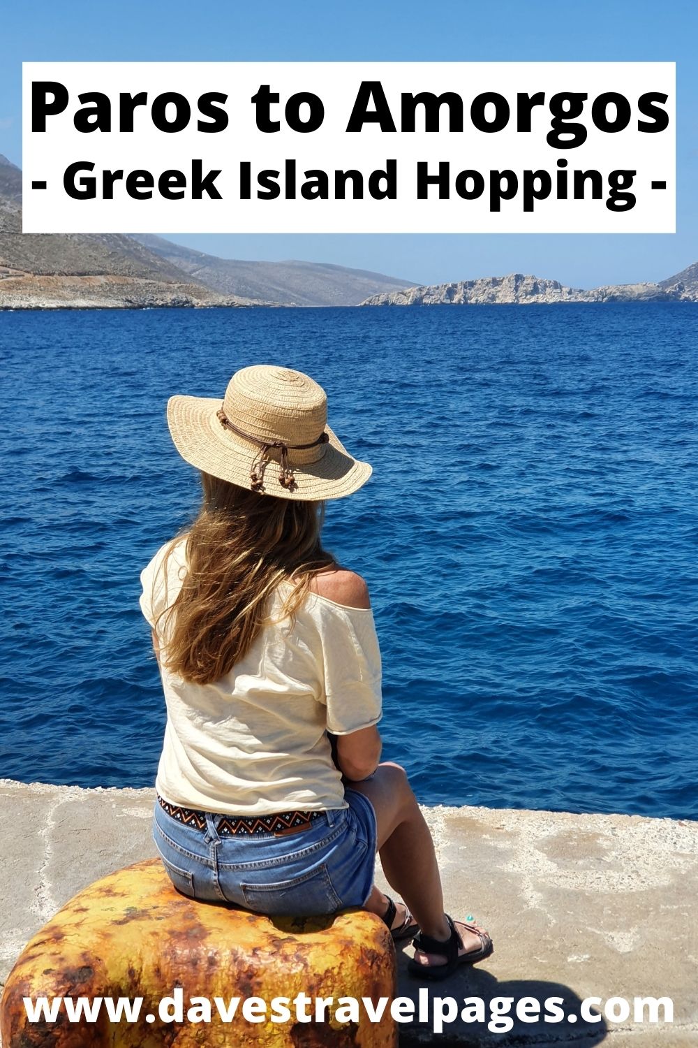 Taking the ferry from Paros to Amorgos in Greece