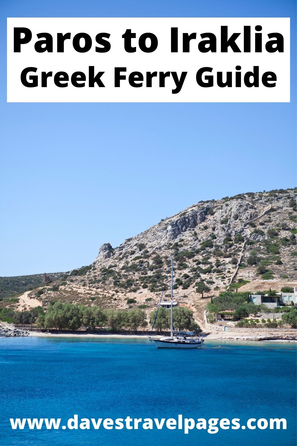 How to get from Paros to Iraklia in Greece by ferry