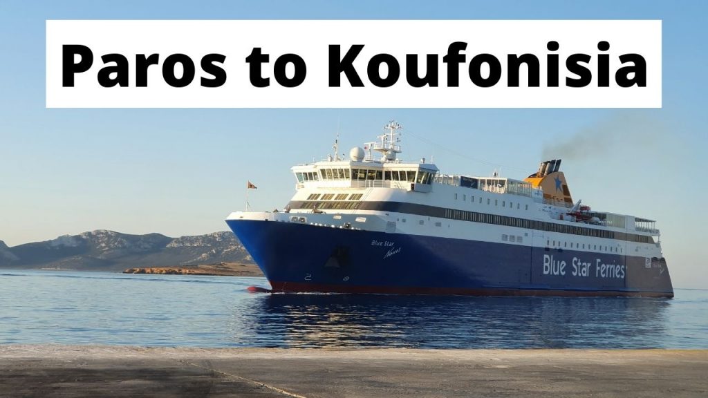 Traveling from Paros to Koufonisia by ferry