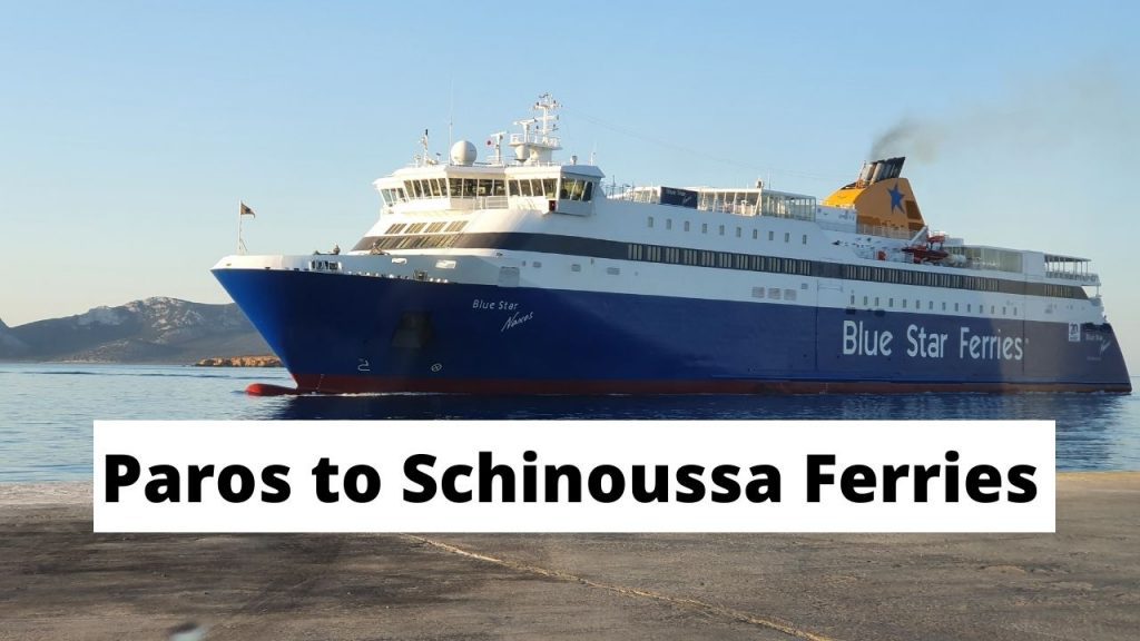 Paros to Schinoussa ferries guide