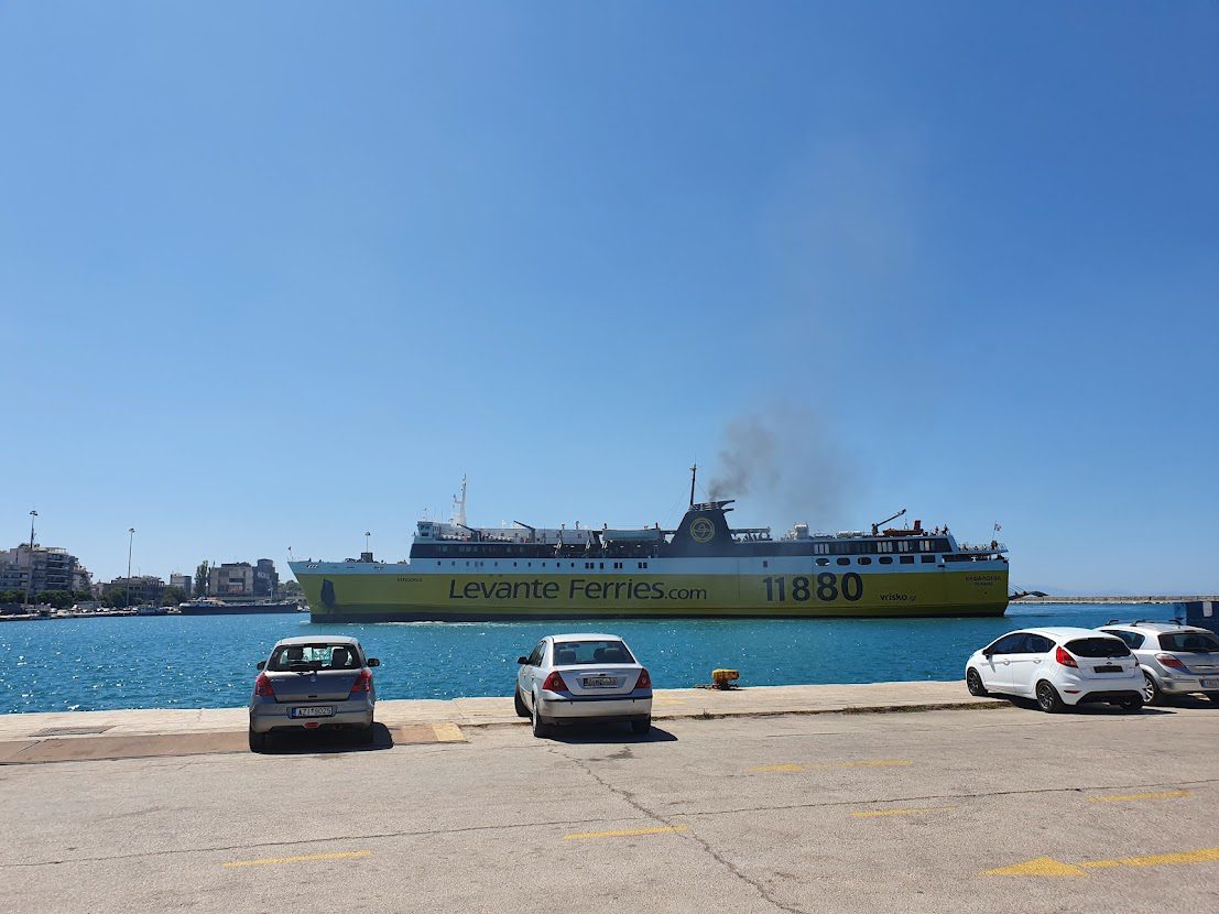 Traveling to the Ionian Islands by ferry