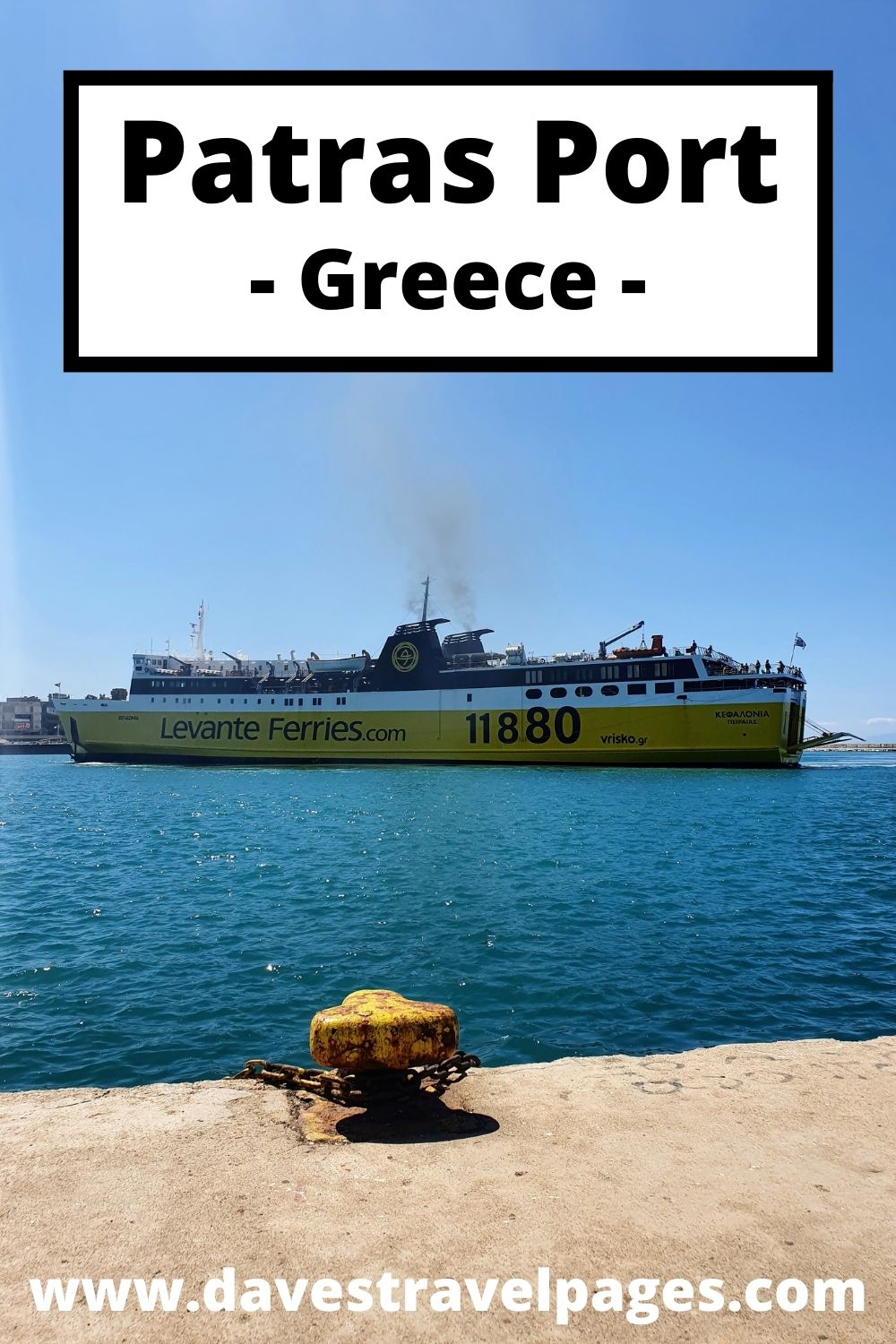 A guide to the Port of Patras in Greece