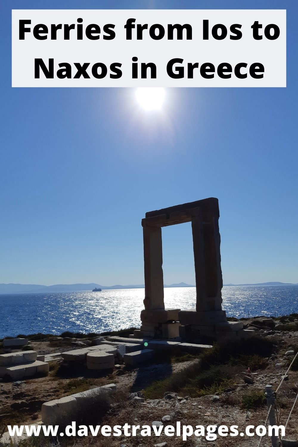 Ios to Naxos Ferry Times and Travel Information