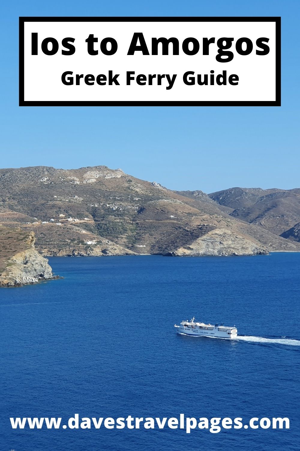 How to get from Ios to Amorgos by ferry