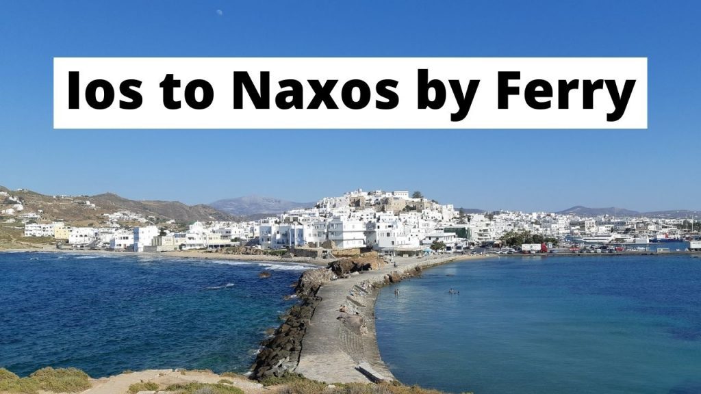 Traveling from Ios to Naxos by ferry