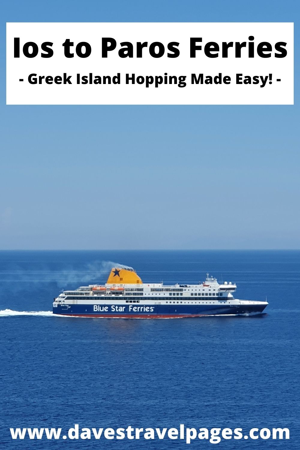 How to travel from Ios to Paros by ferry