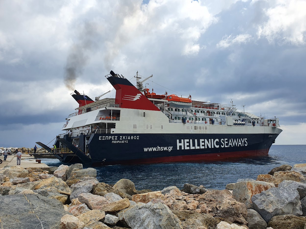 Taking the Alonissos ferry