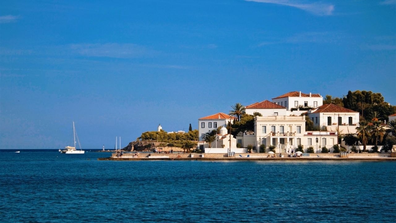 View of Spetses island