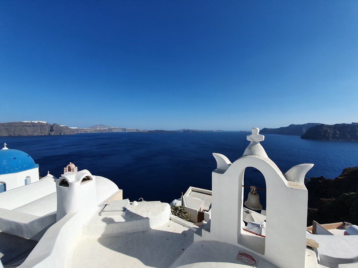Santorini is a good island to visit after Ios