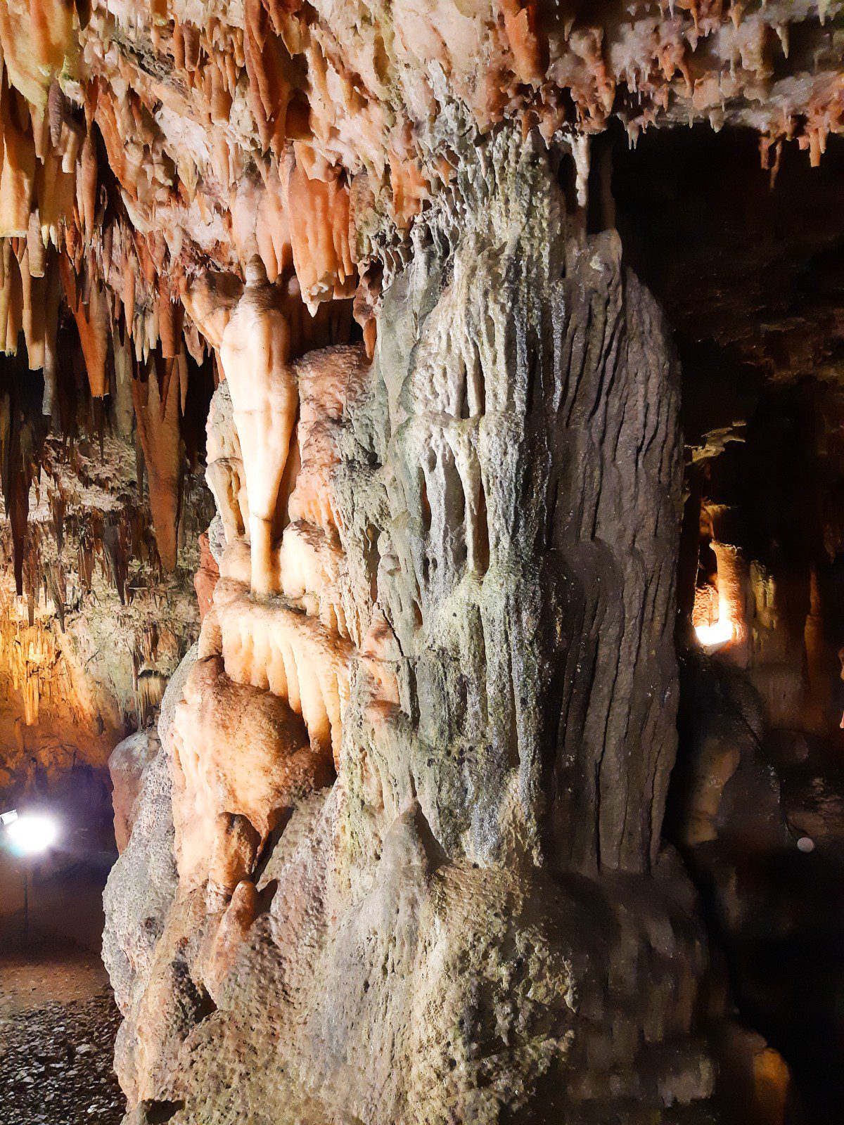 Beautiful natural formations in Drogarati Cave in Kefalonia