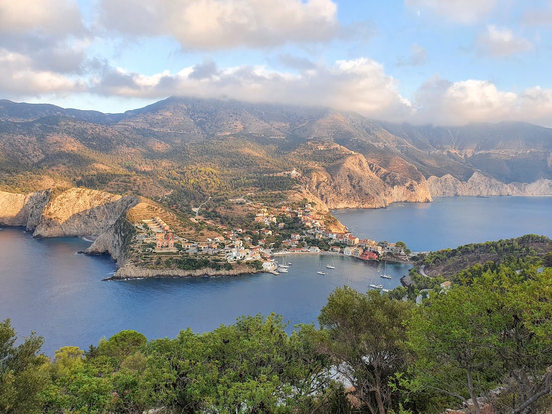 The village of Asos in the Greek island of Kefalonia