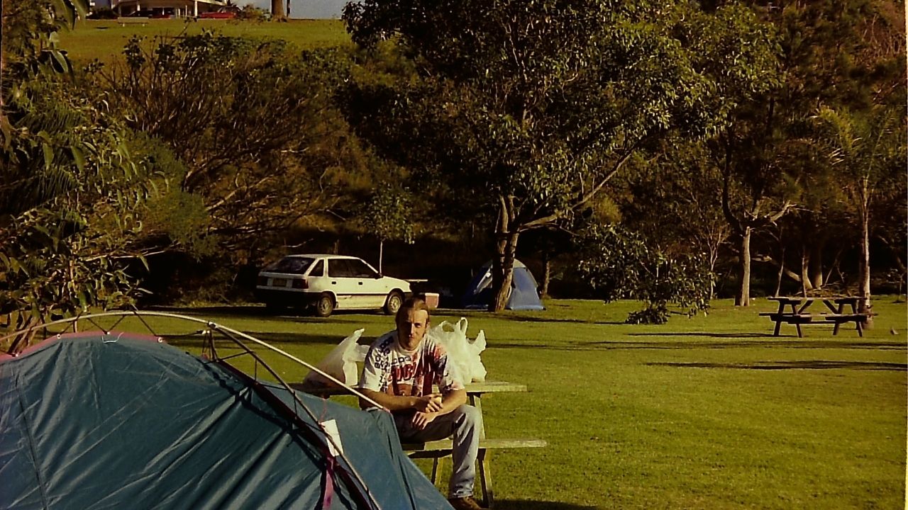 Dave Briggs driving around Australia and camping