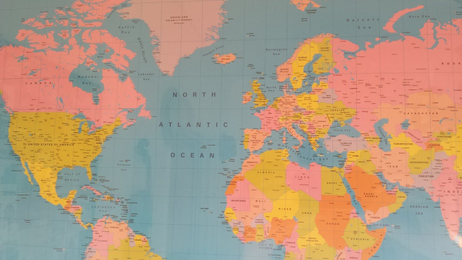A map of the World