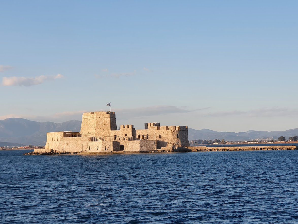 The Bourtzi Castle in Nafplio