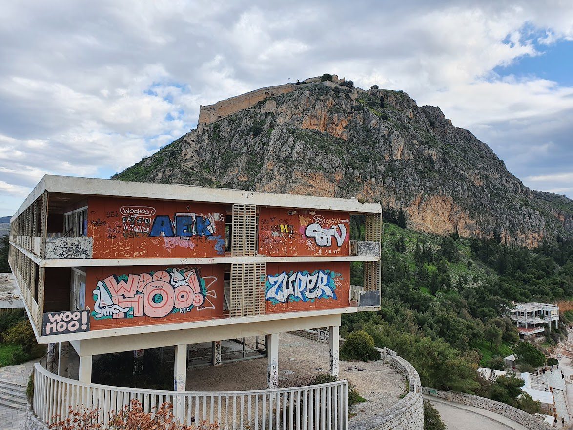 The abandoned Xenia hotel in ναυπλιο