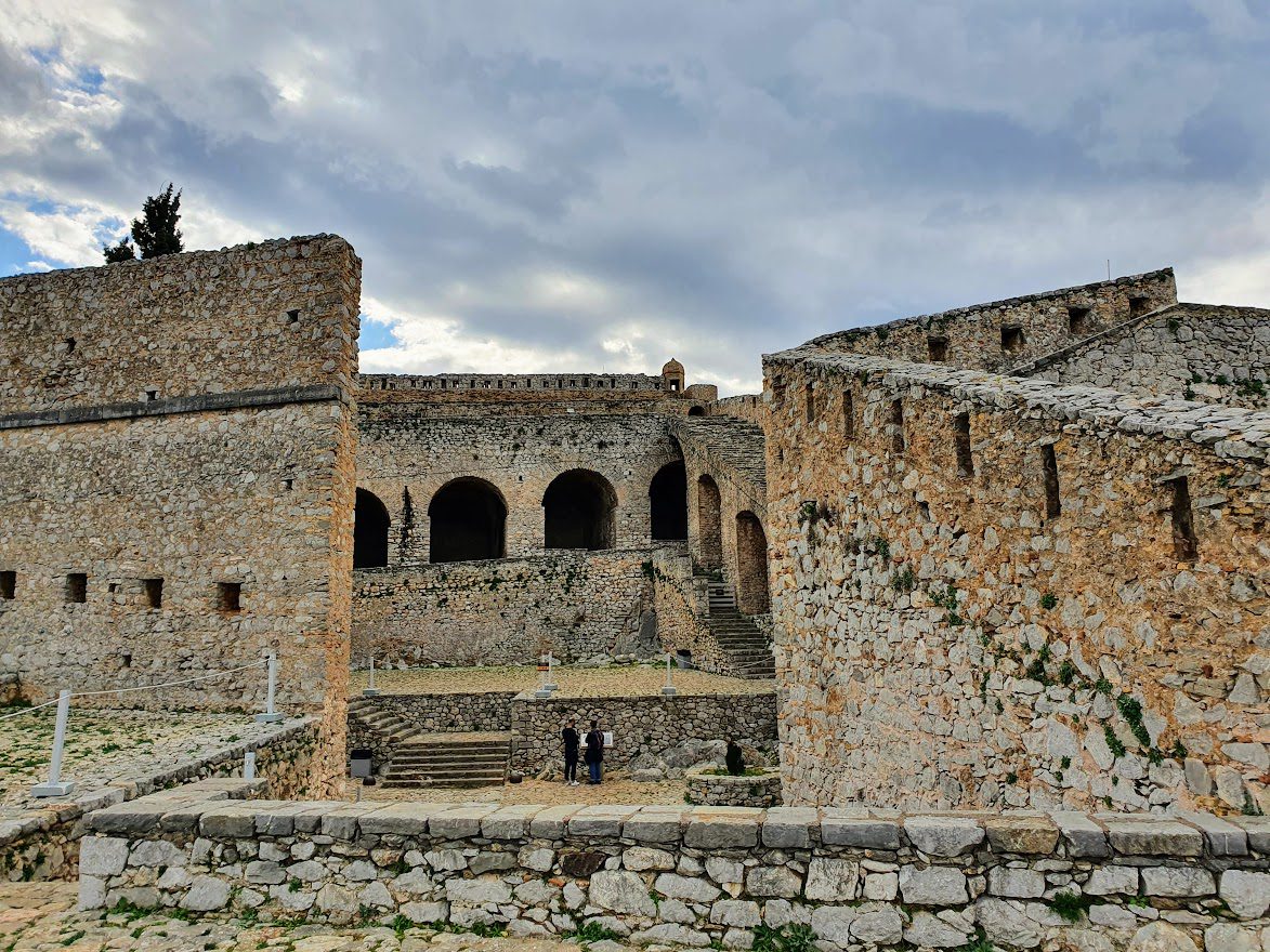 Walking to the top of Palamidi in Greece is one of the best things to do in Nafplio