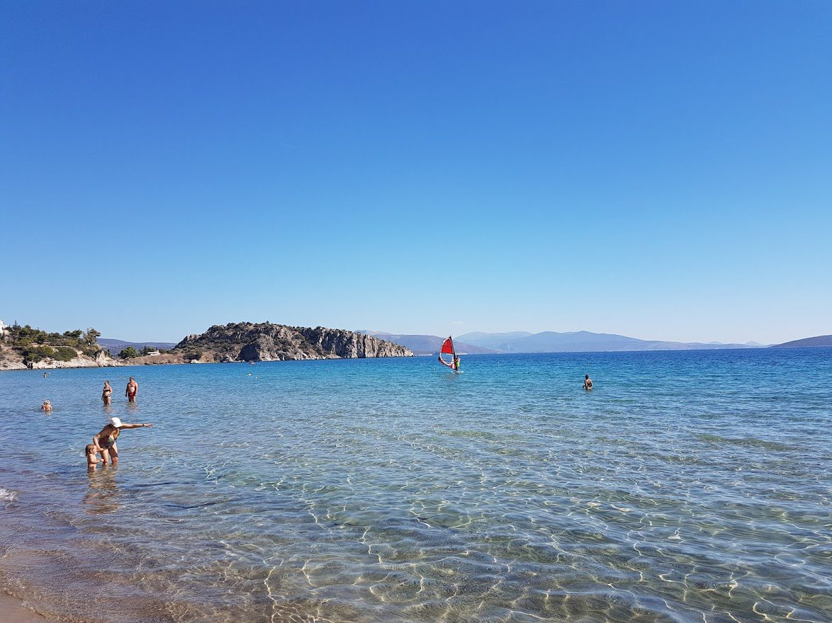 Swimming at Tolo near Nafplio