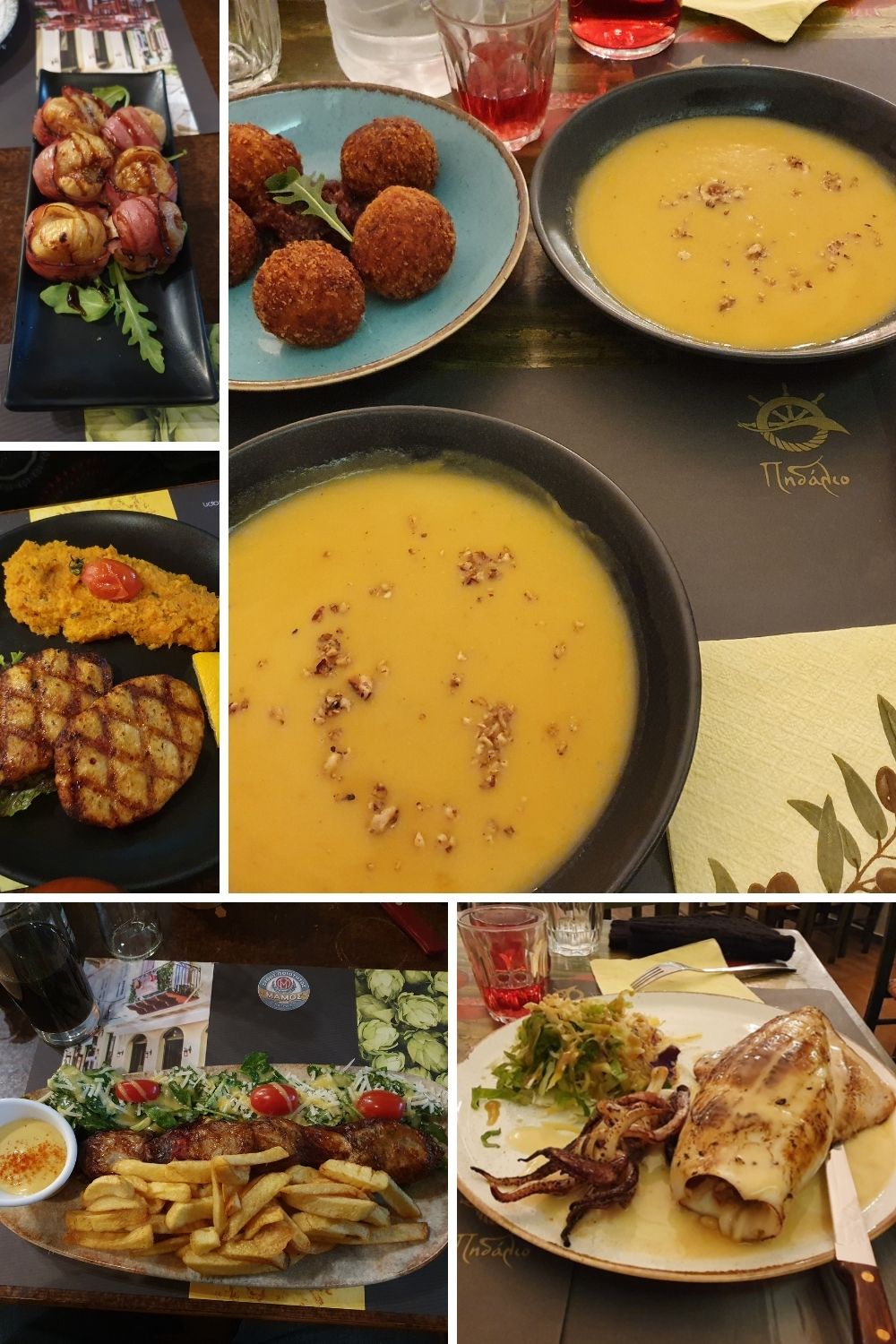 The reataurants in Nafplio Greece have some amazing food!