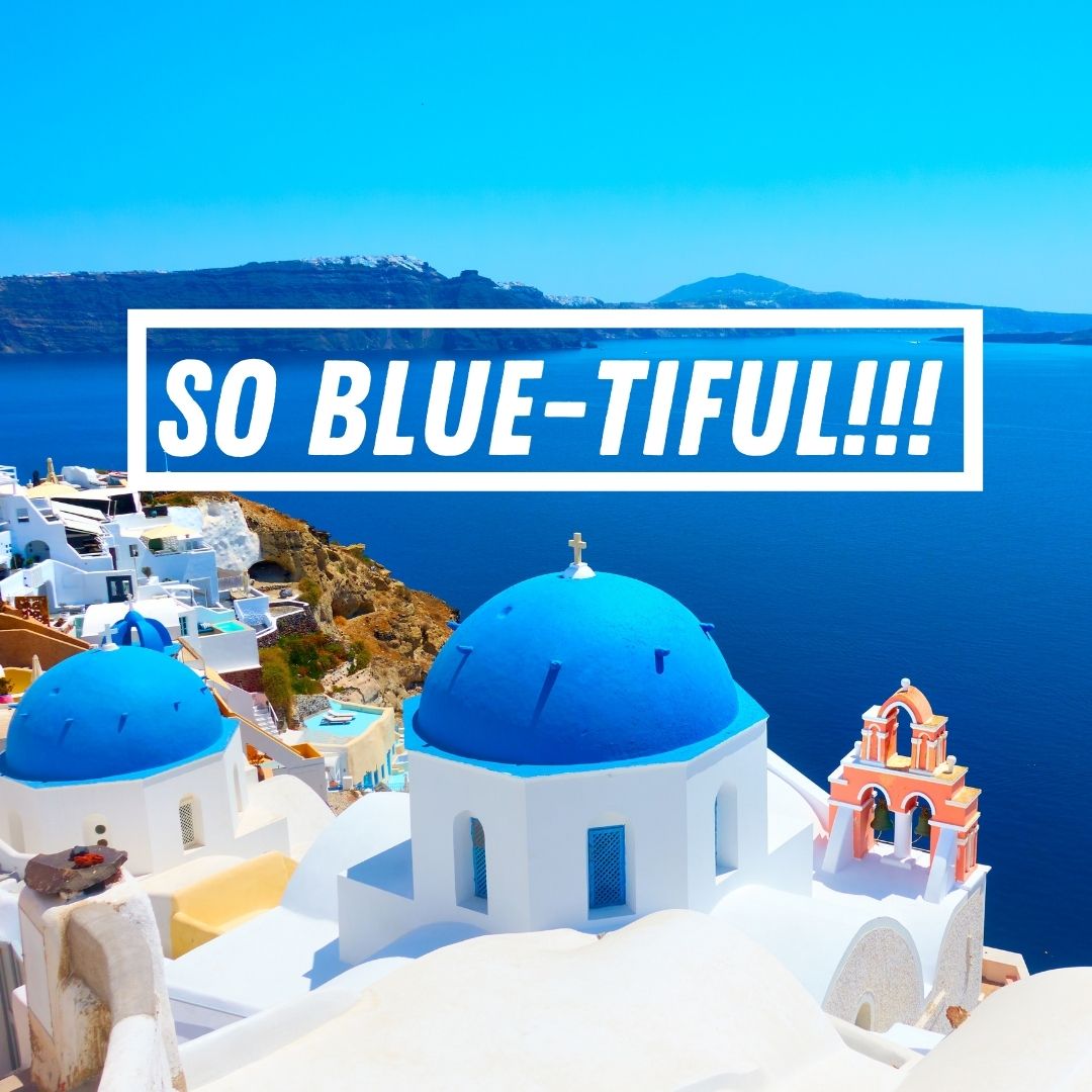 Santorini - So Blue-tiful