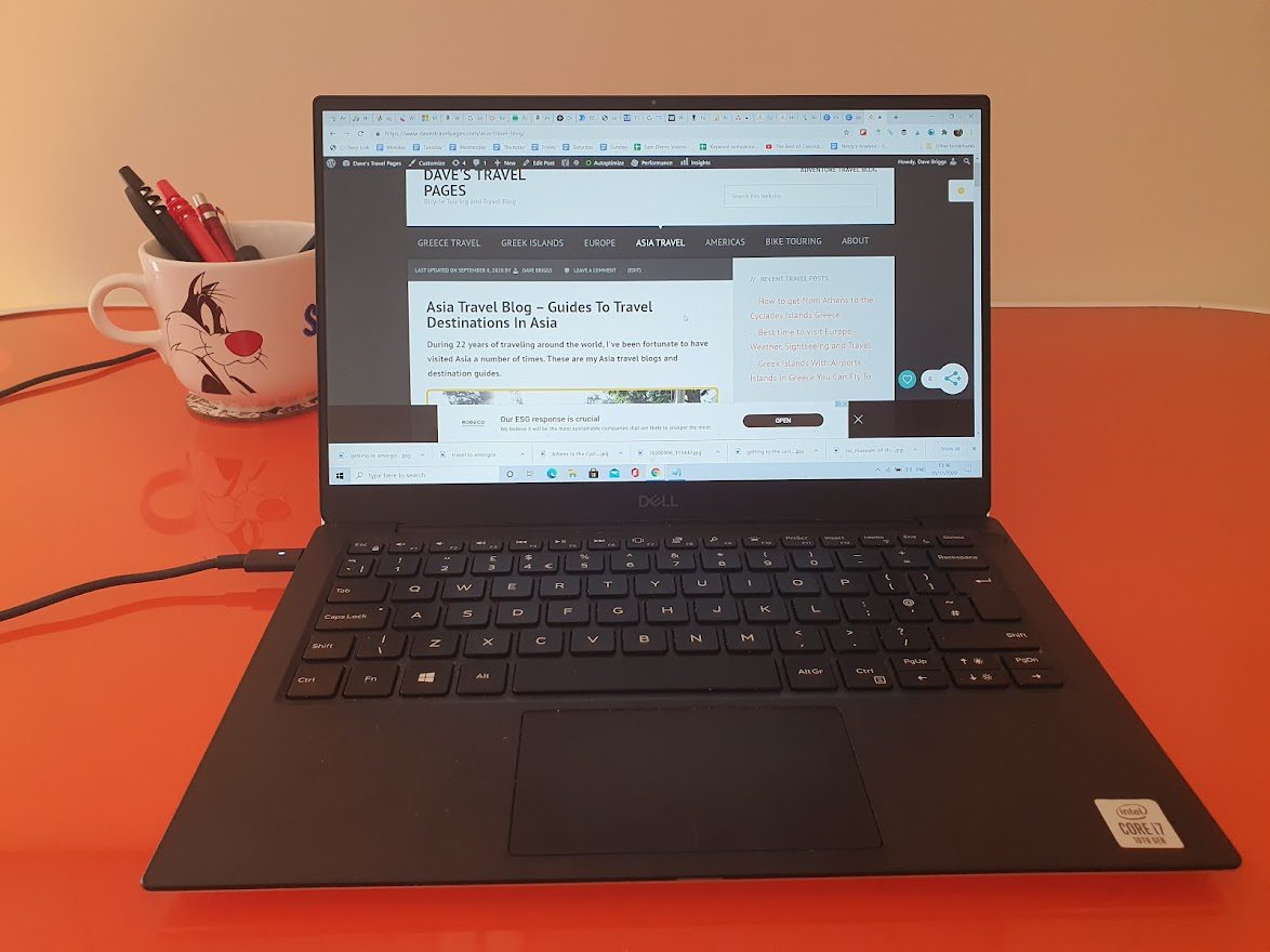 Working as a travel blogger at Dave's Travel Pages