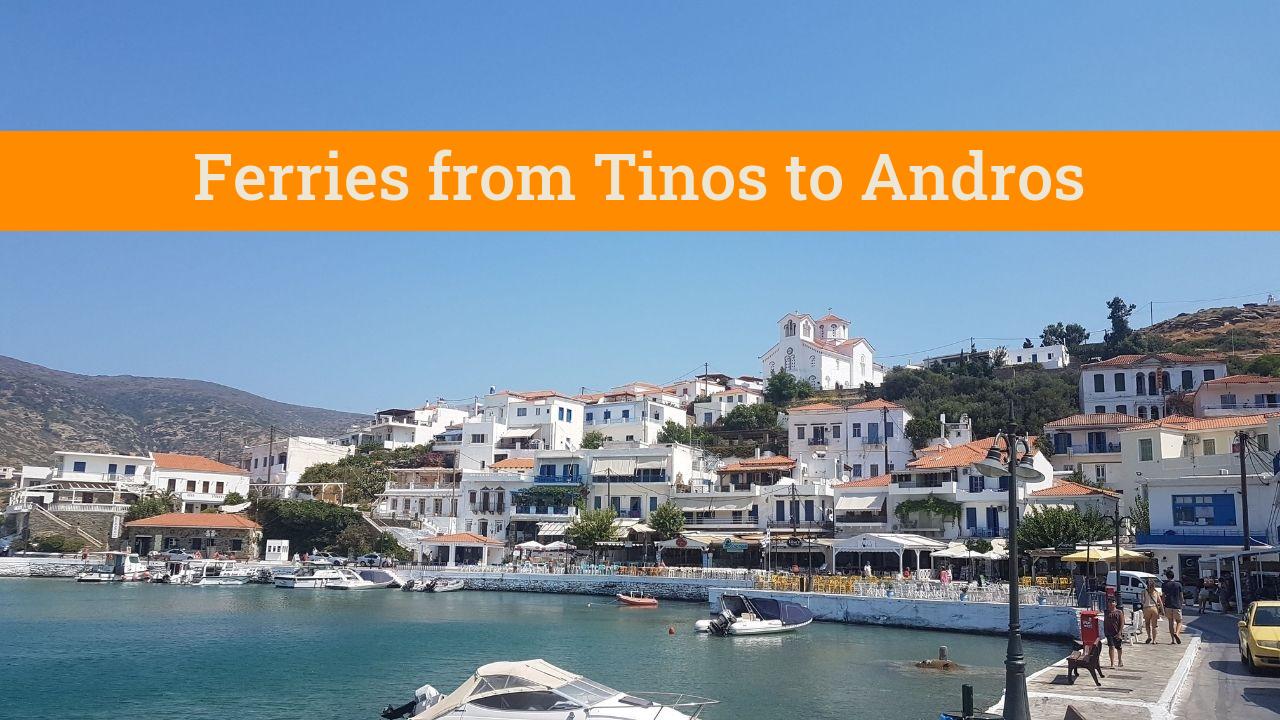 Best way to get from Tinos to Andros by ferry