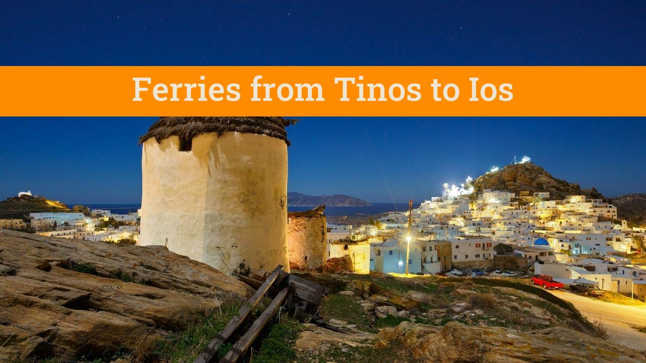 Best way to get from Tinos to Ios in Greece